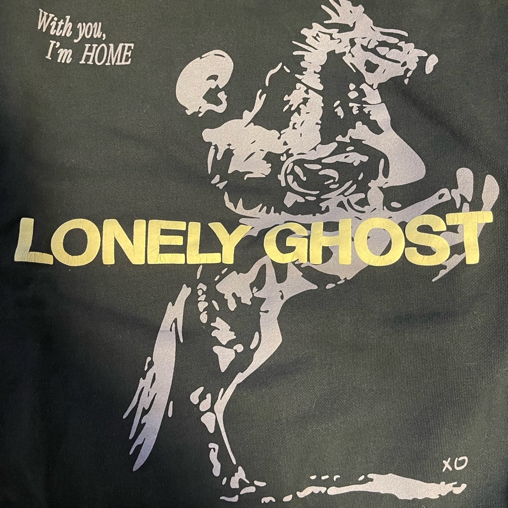 Lonely heavyweight Ghost Crewneck